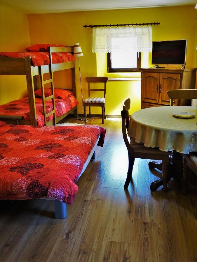 Apartmaji Pr-Gujlu Sela Nad Podmelcem 5220 Tolmin Podmelec Bagian luar foto